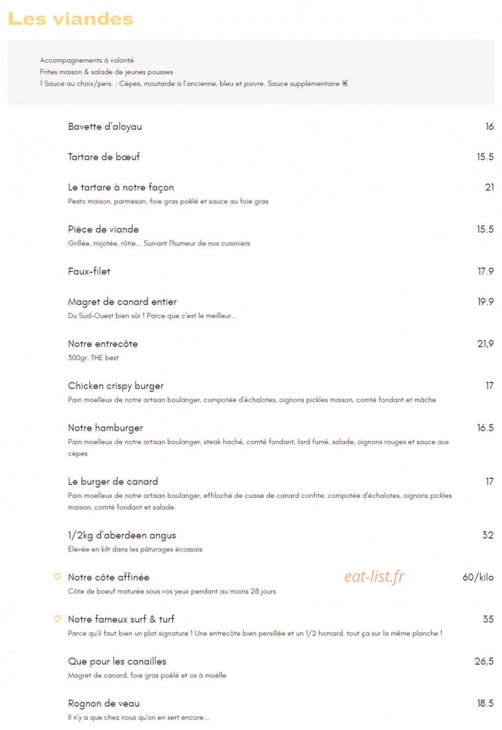 La Côte & l'Arête — carte page 5