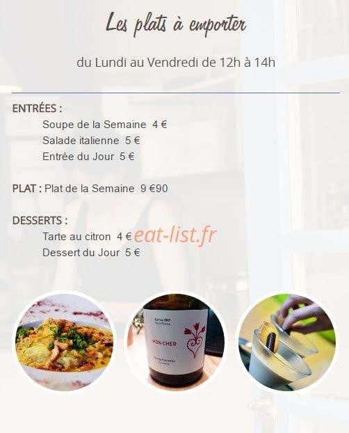 La Petite Cuisine — carte page 2