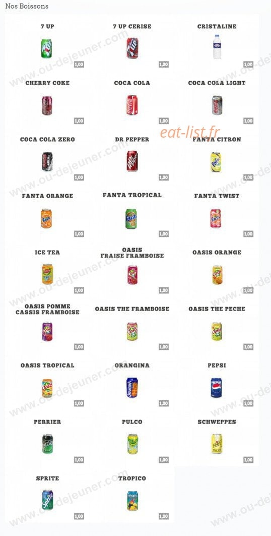 Le 75 réstaurant — carte page 5
