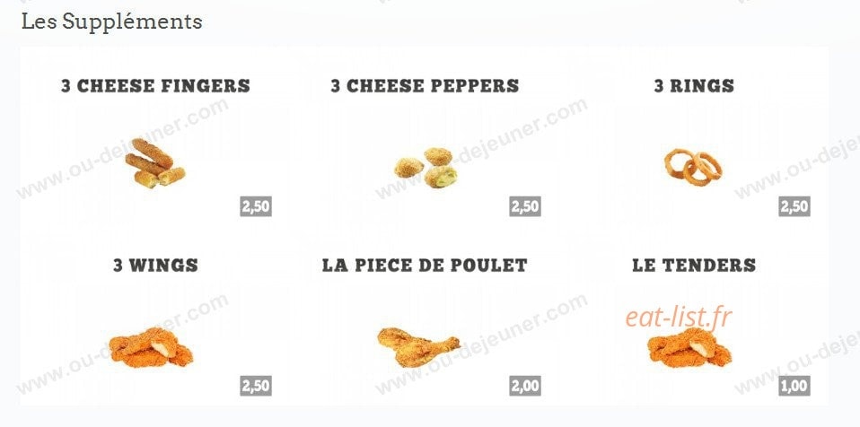 Le 75 réstaurant — carte page 6