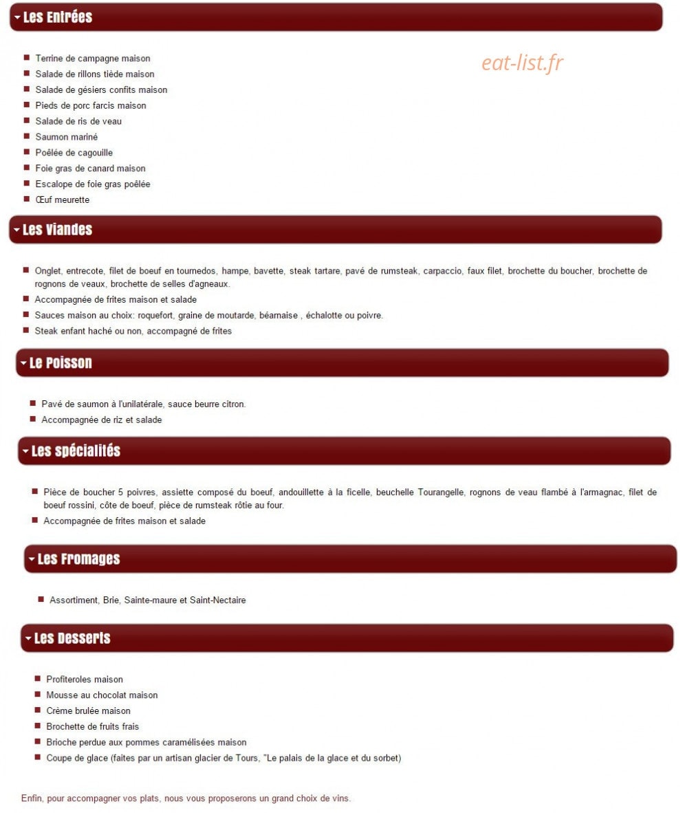 Le Bœuf Sur La Place — carte page 1
