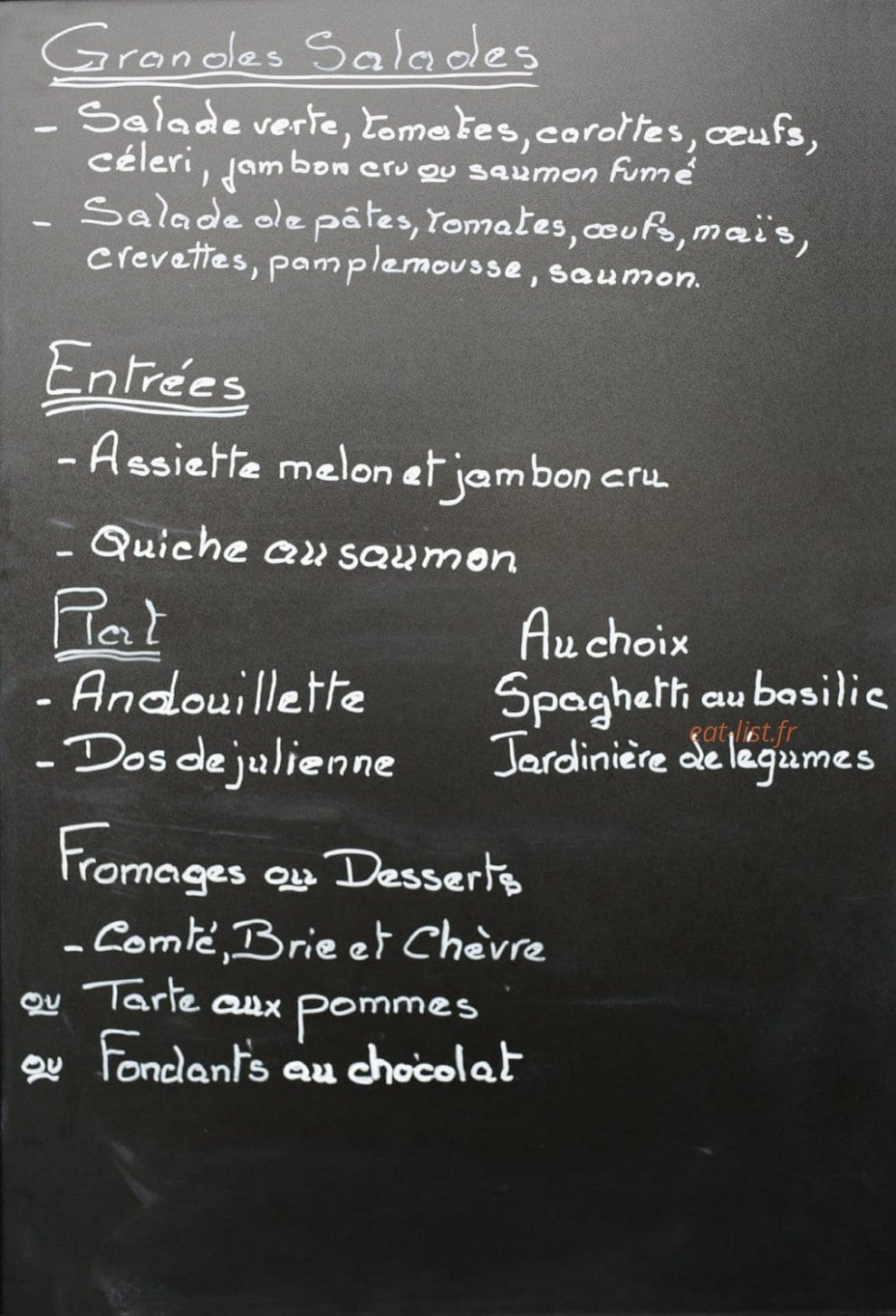Le caméléon — carte page 1