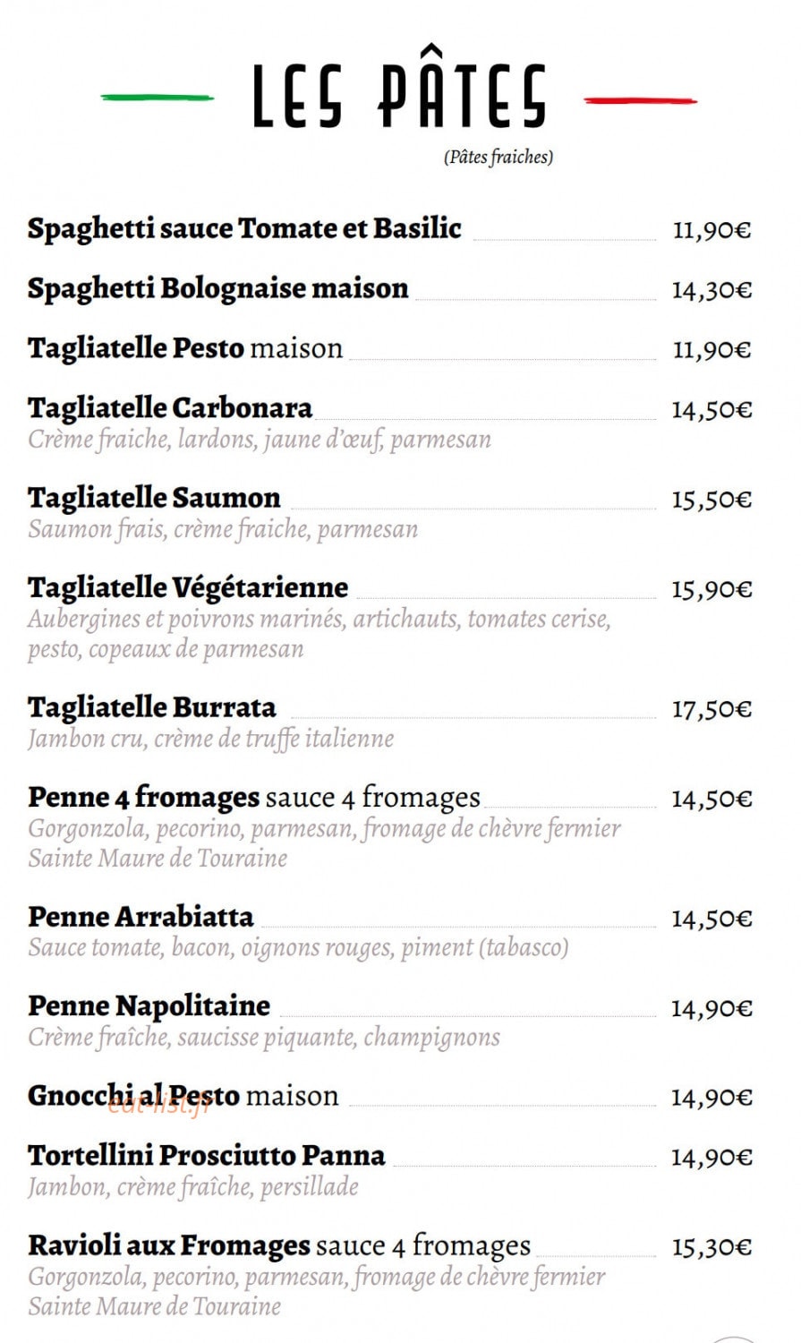 Le Cappucino — carte page 3
