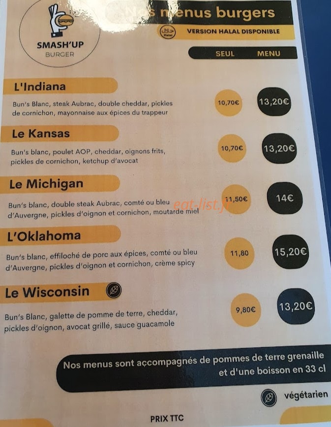 Le Hangar de la Dark Food — carte page 3