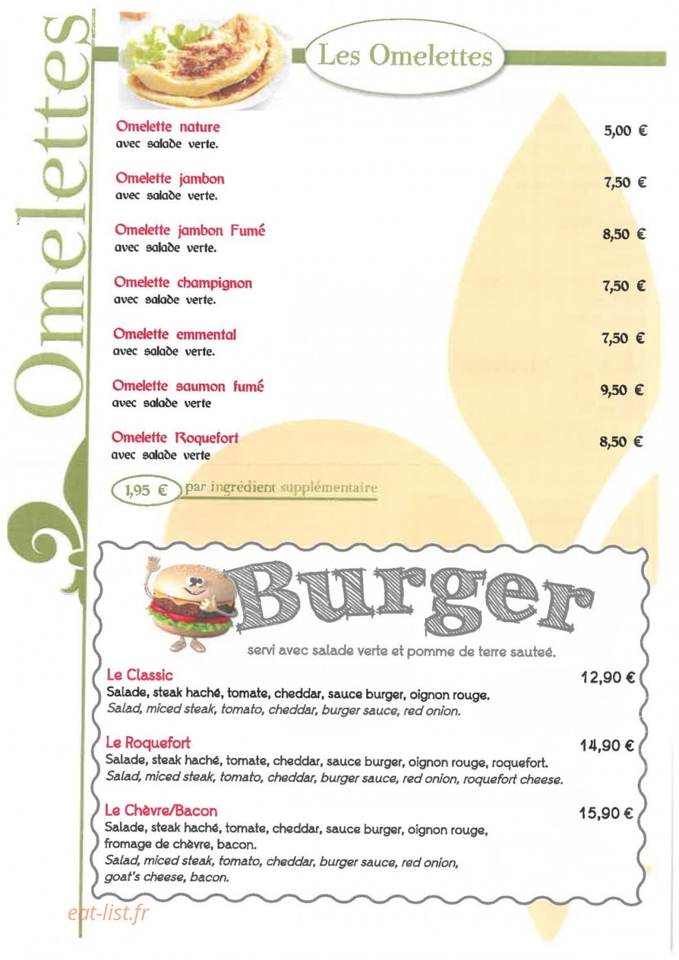 Le Lys d'Or — carte page 5