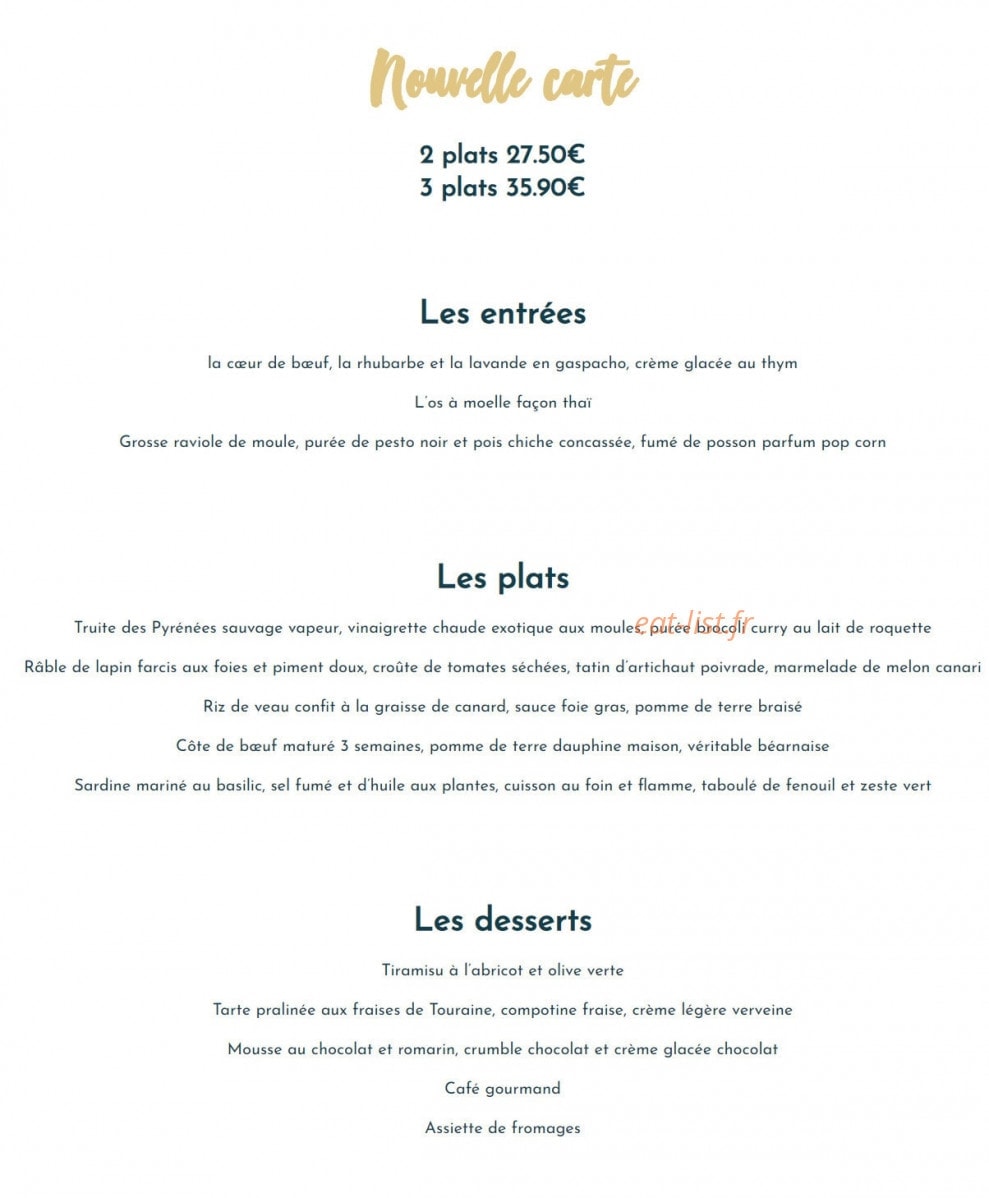 Le P'tit Mich' — carte page 1