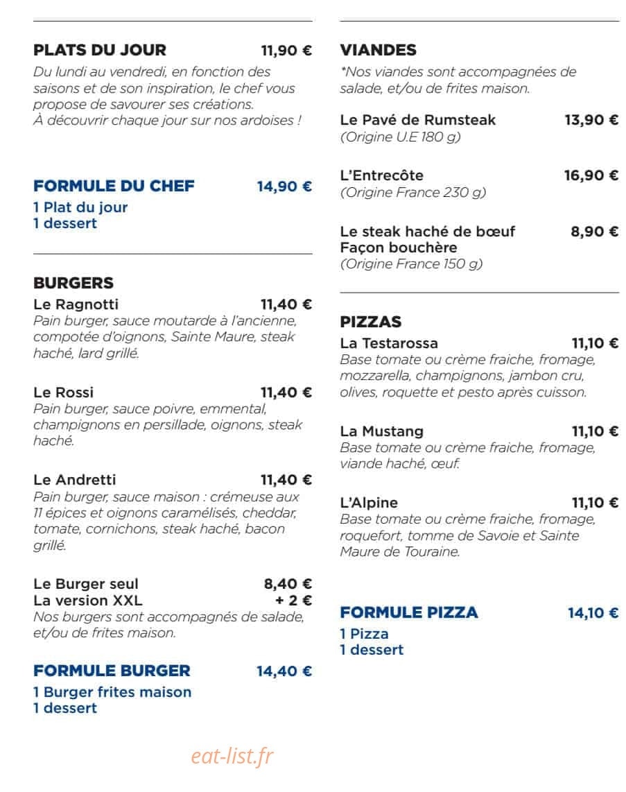 Le paddock — carte page 1