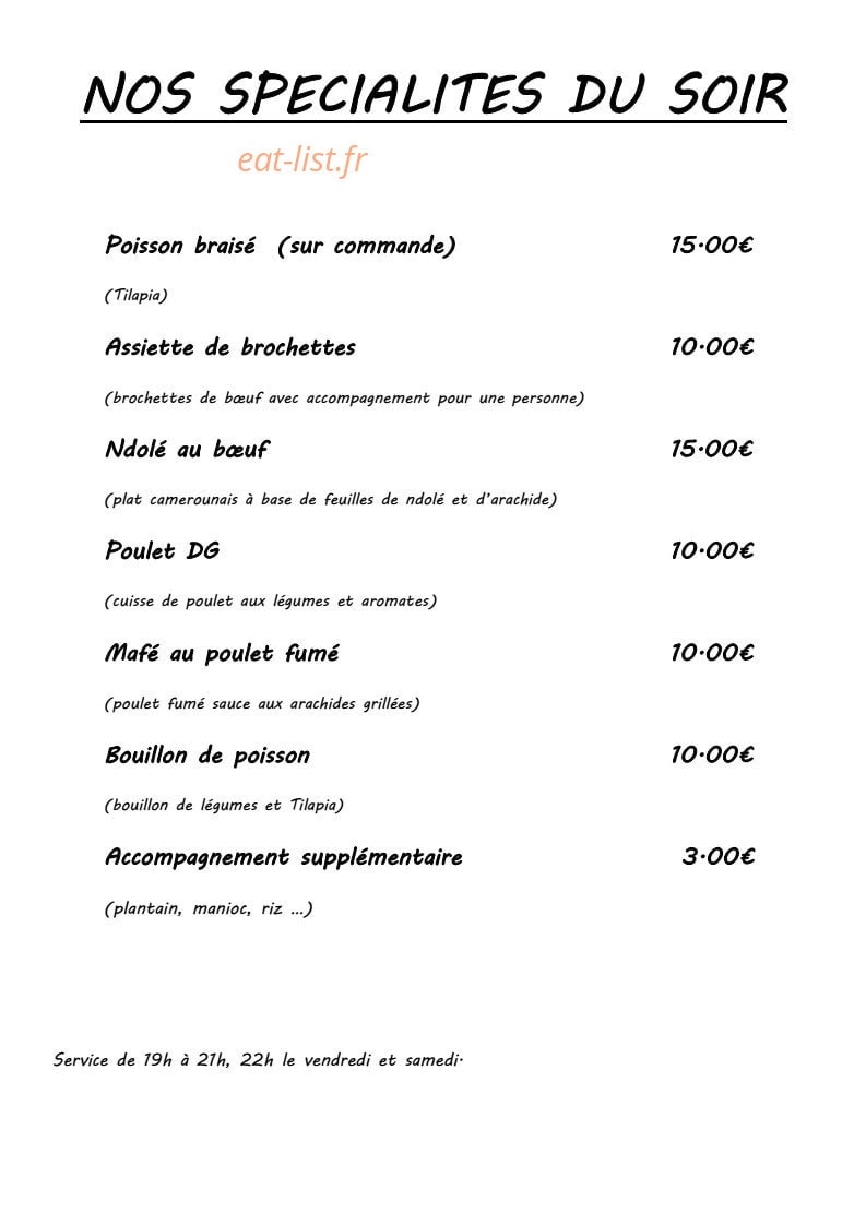 Le Rabelais — carte page 1