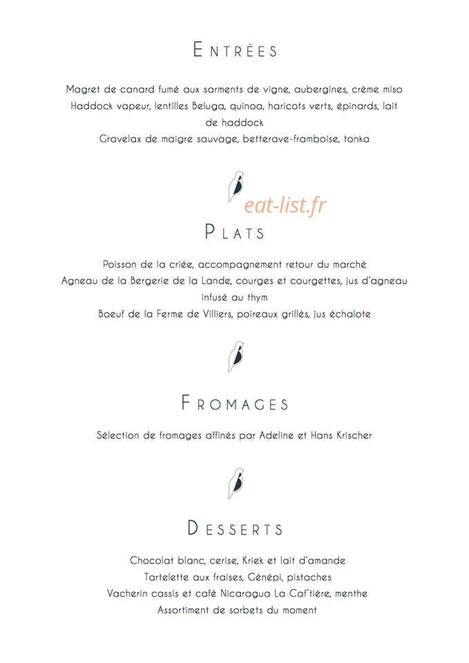 Les Bartavelles — carte page 1