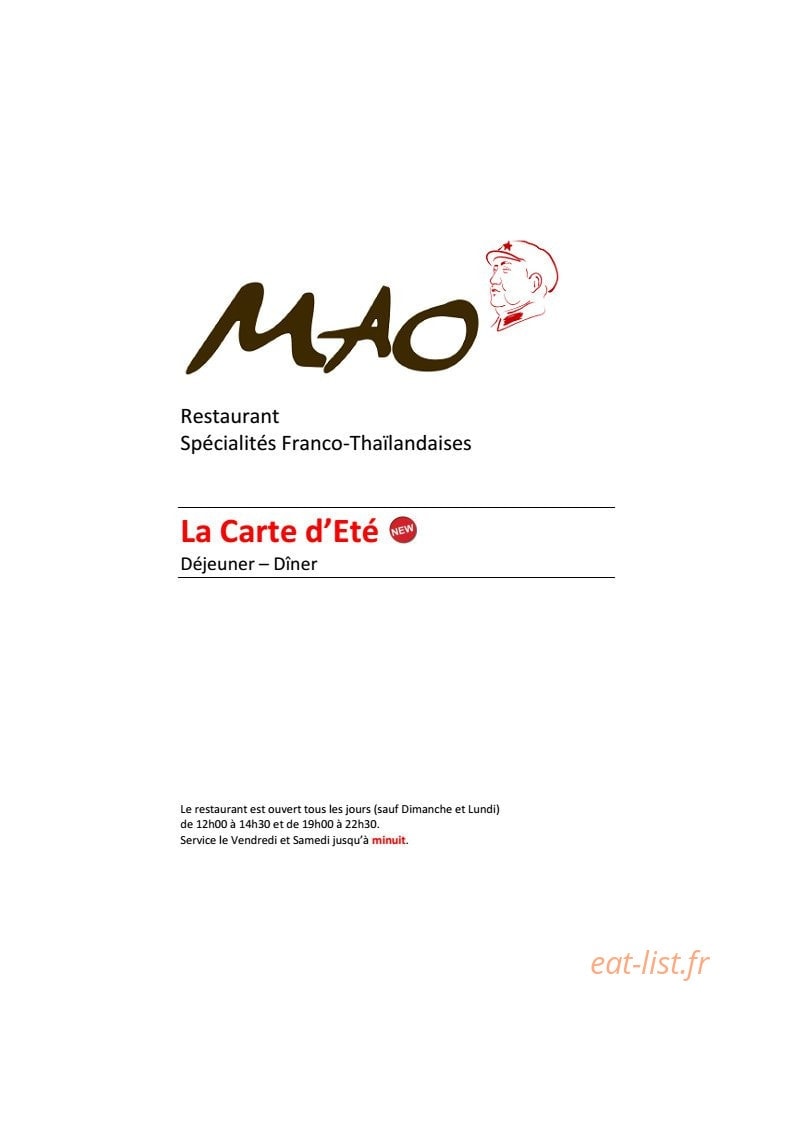Mao — carte page 1