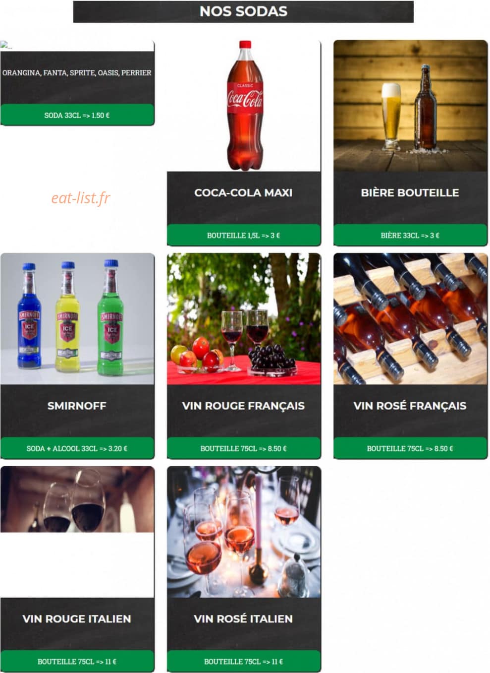 Milano Pizza — carte page 10