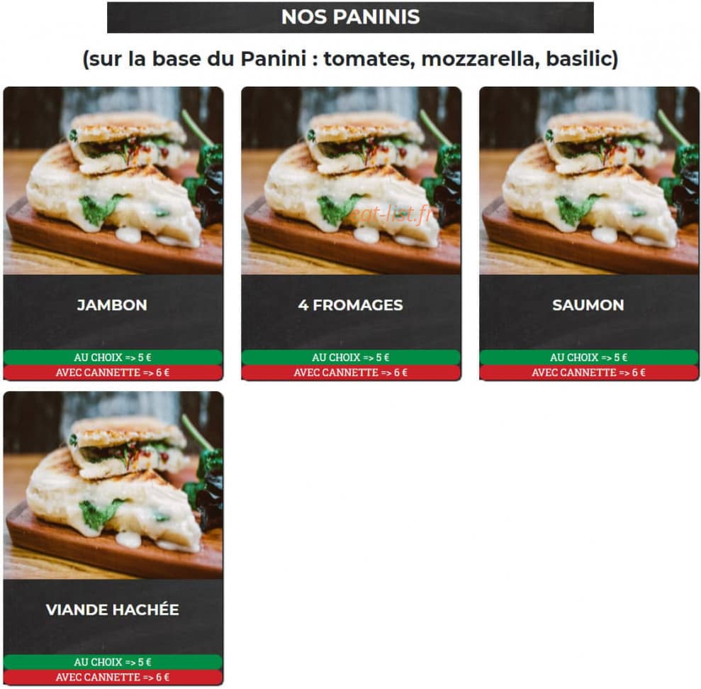 Milano Pizza — carte page 7