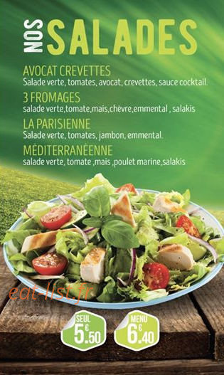 My Taco's — carte page 1