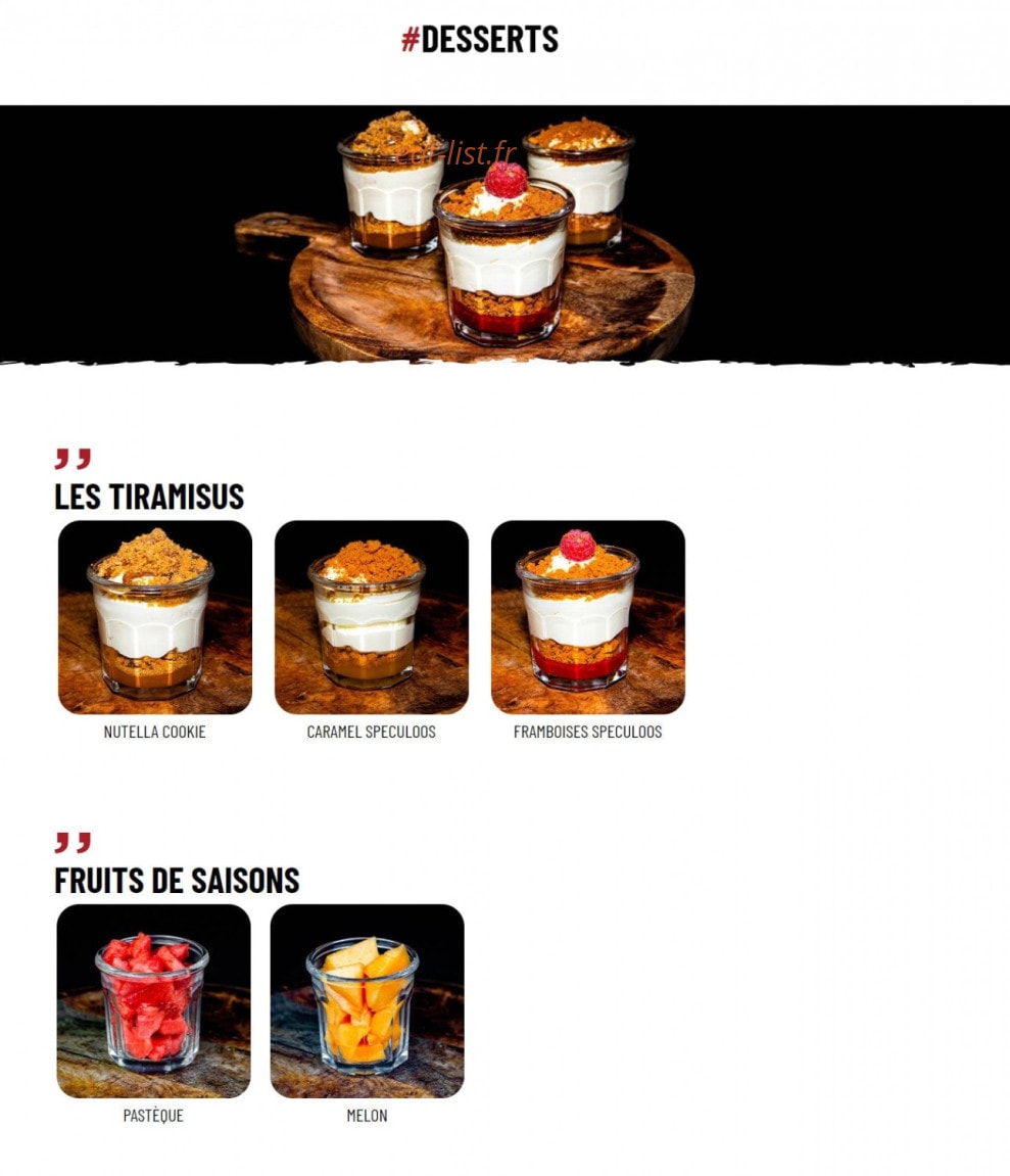 Nachos — carte page 6