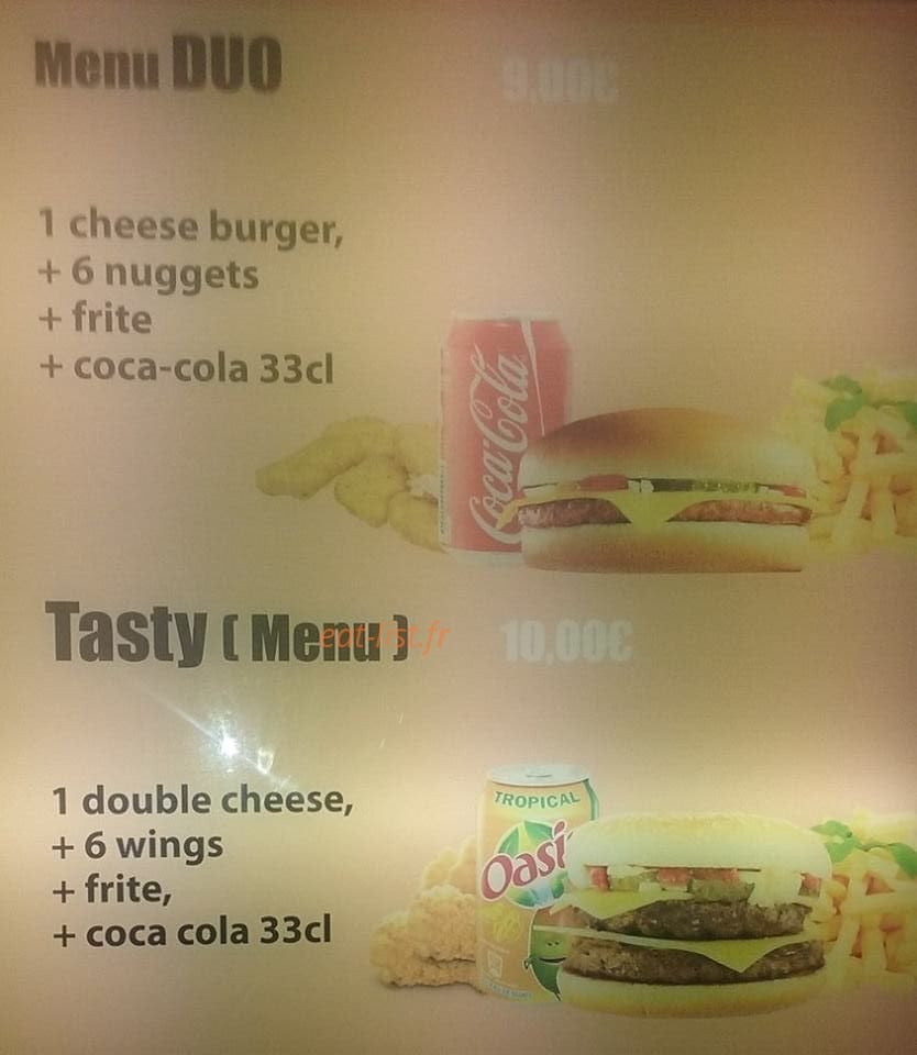 O'dwich Snack — carte page 2