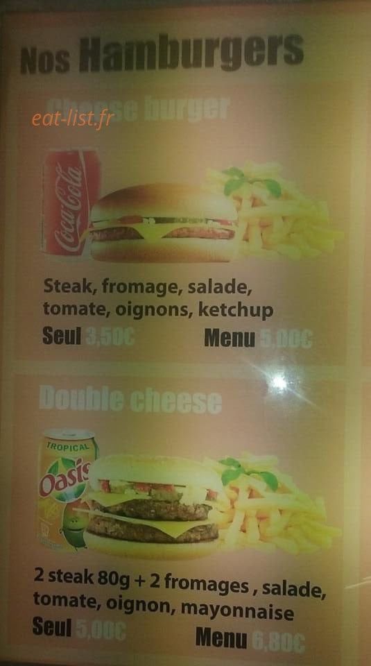 O'dwich Snack — carte page 5
