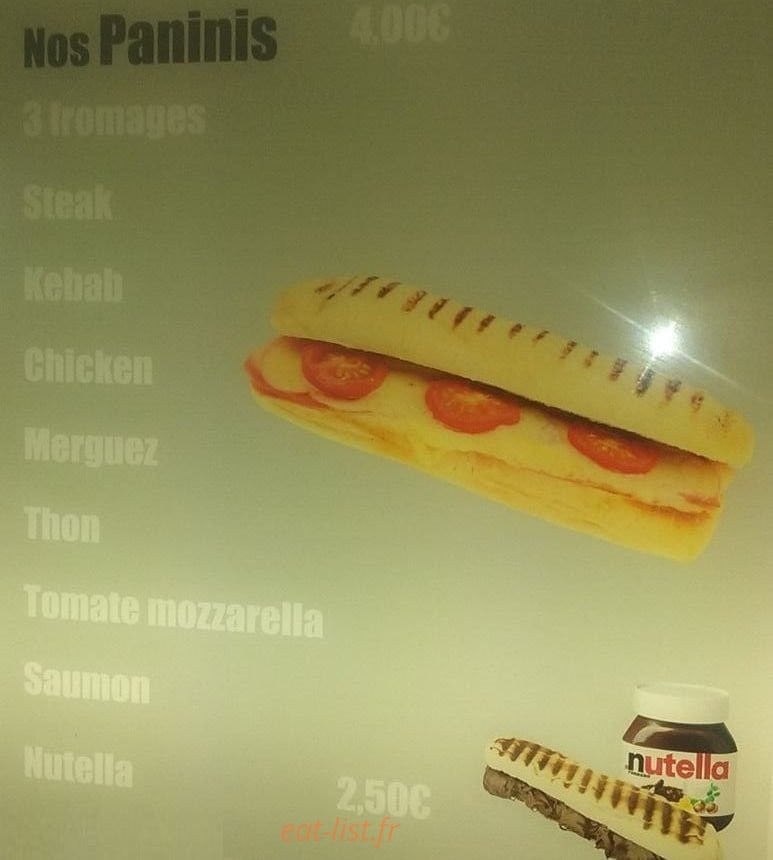 O'dwich Snack — carte page 9