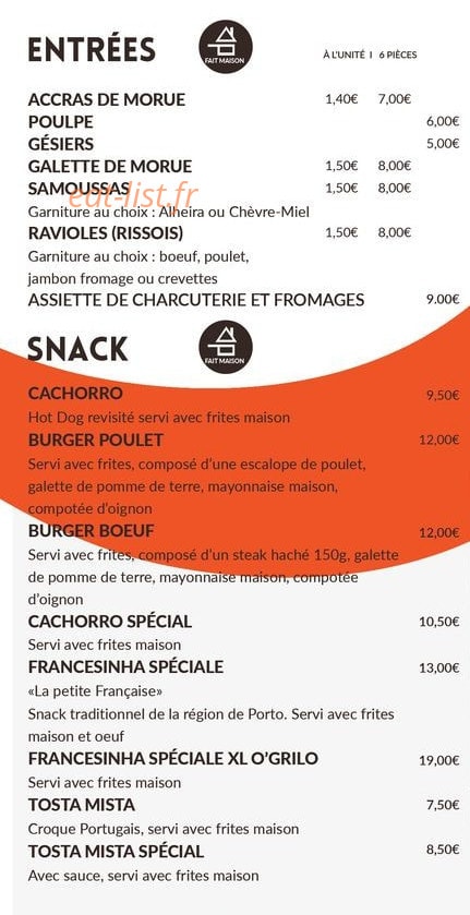 O'Grilo — carte page 2