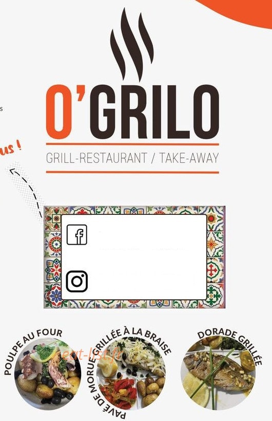 O'Grilo — carte page 1