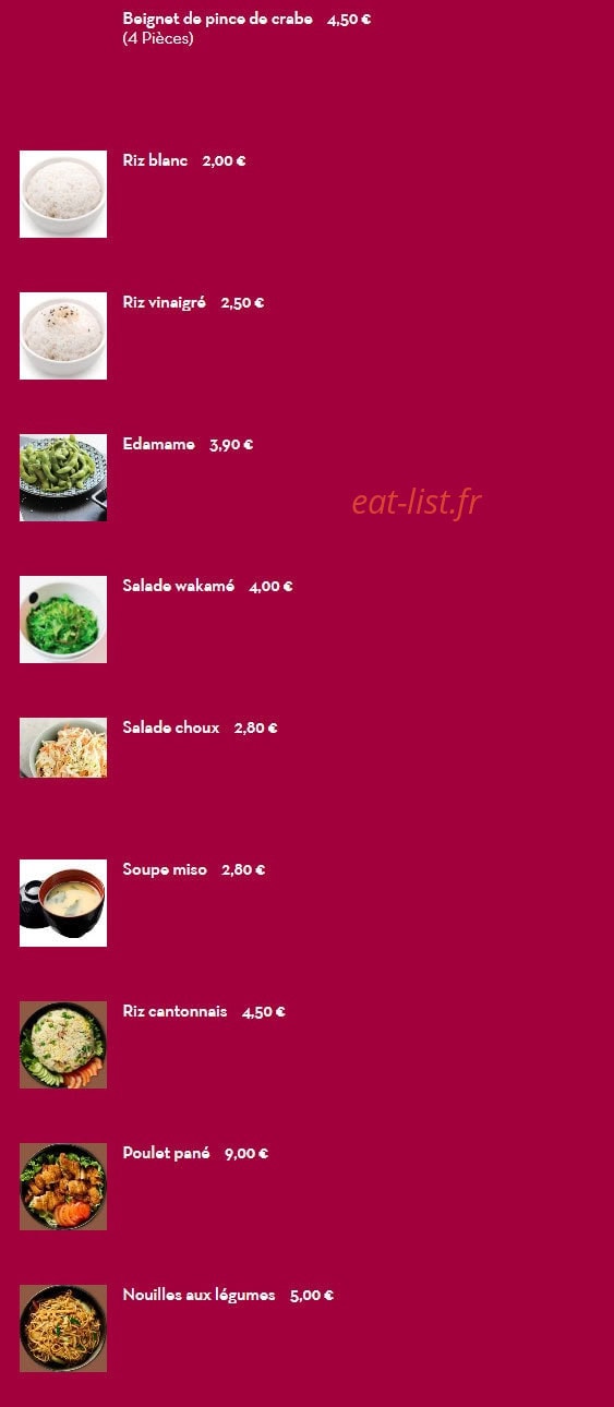 OI Izakaya — carte page 2