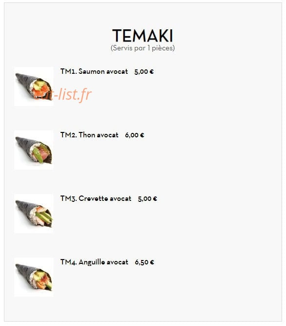 OI Izakaya — carte page 7
