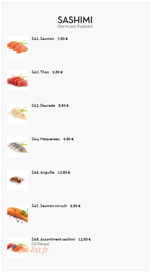 OI Izakaya — carte page 8