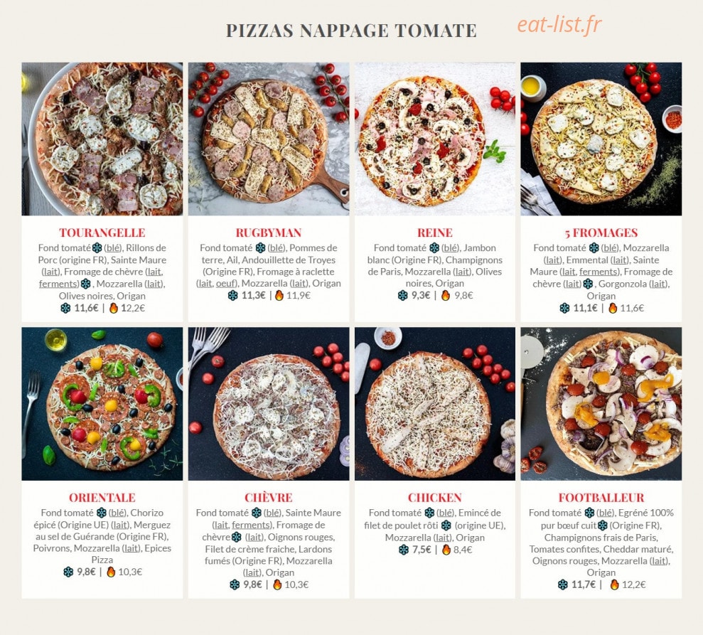 Padova Pizza — carte page 2
