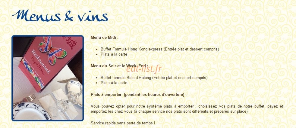Papillons — carte page 1