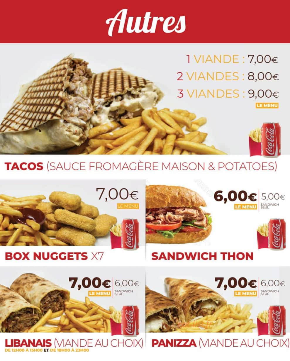 Planete Food — carte page 4