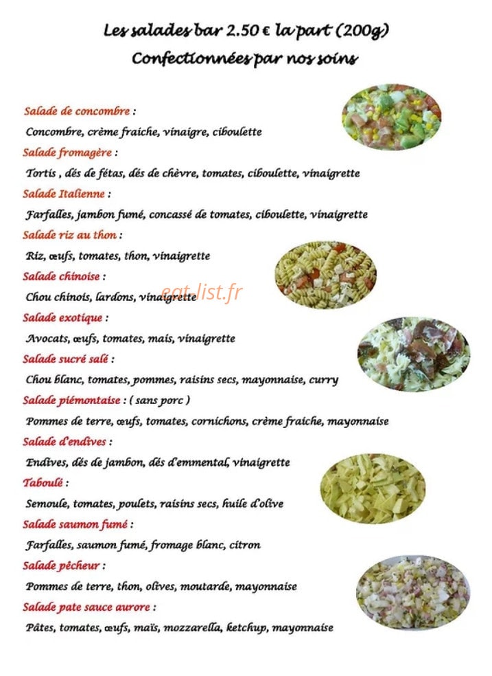 Sucré-Salé — carte page 6