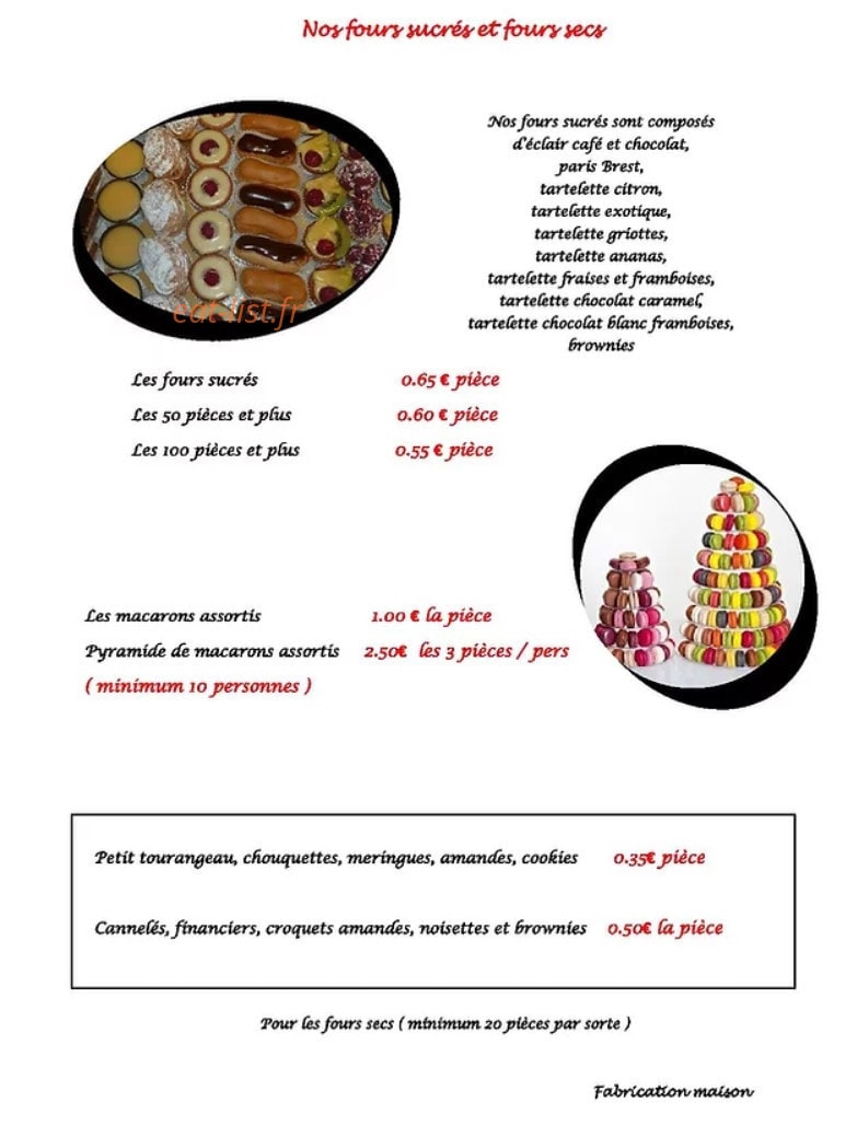 Sucré-Salé — carte page 11