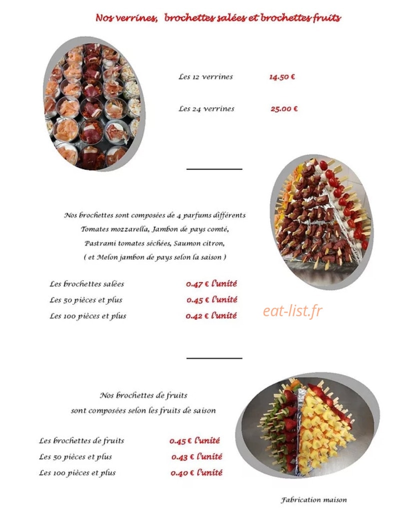 Sucré-Salé — carte page 10