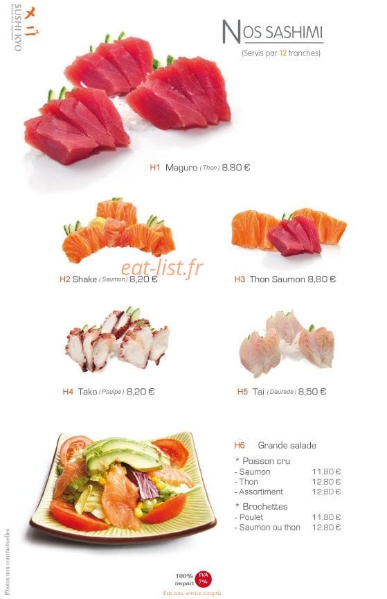 Sushi Kyo — carte page 6