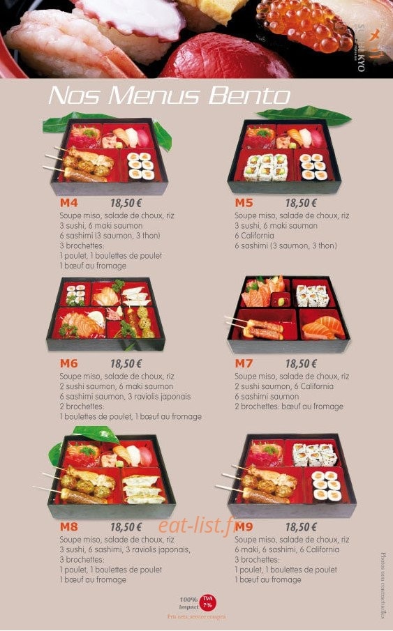 Sushi Kyo — carte page 14