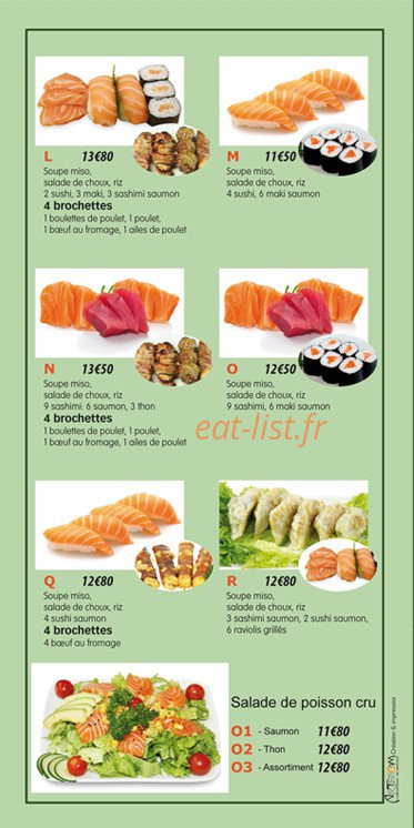 Sushi Kyo — carte page 12