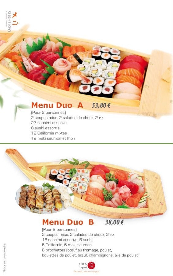 Sushi Kyo — carte page 16