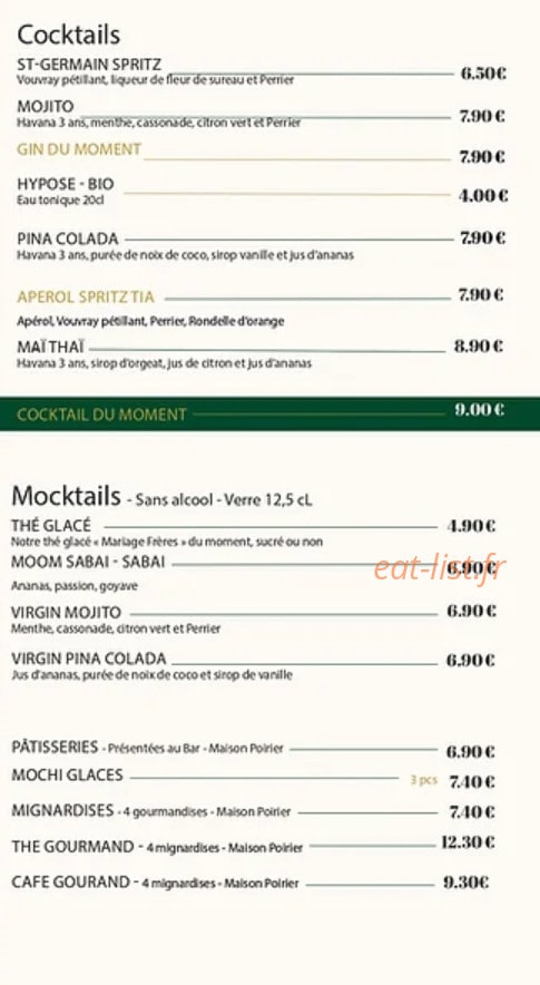Tia Gourmet — carte page 7
