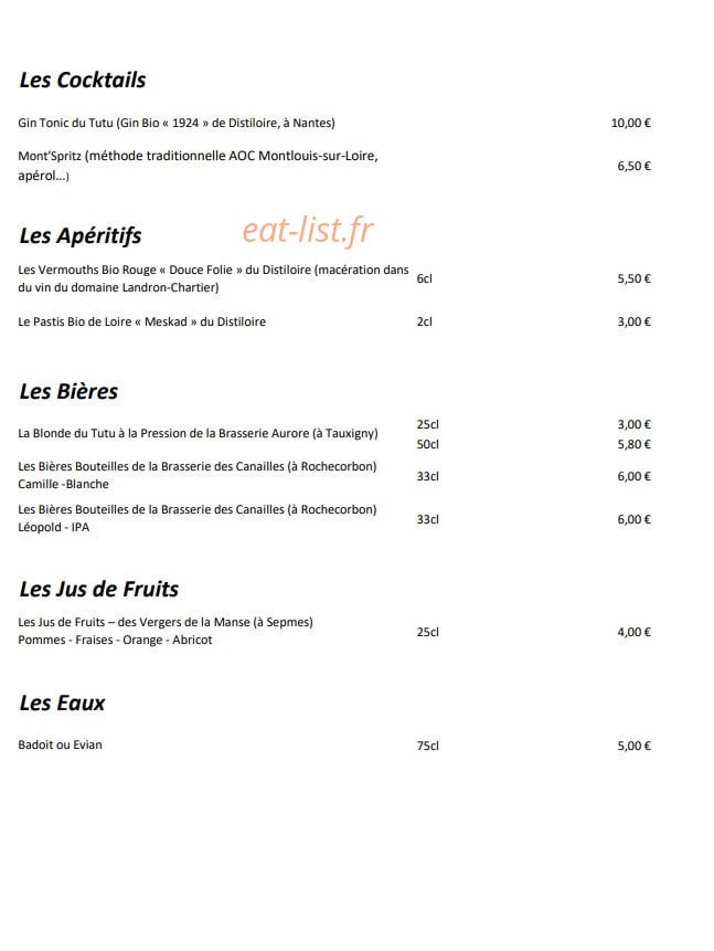 Tutu — carte page 3