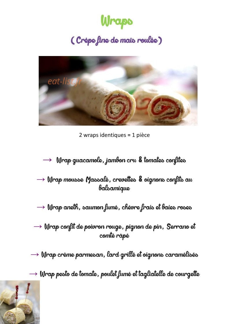 Un arôme 2 chefs — carte page 6