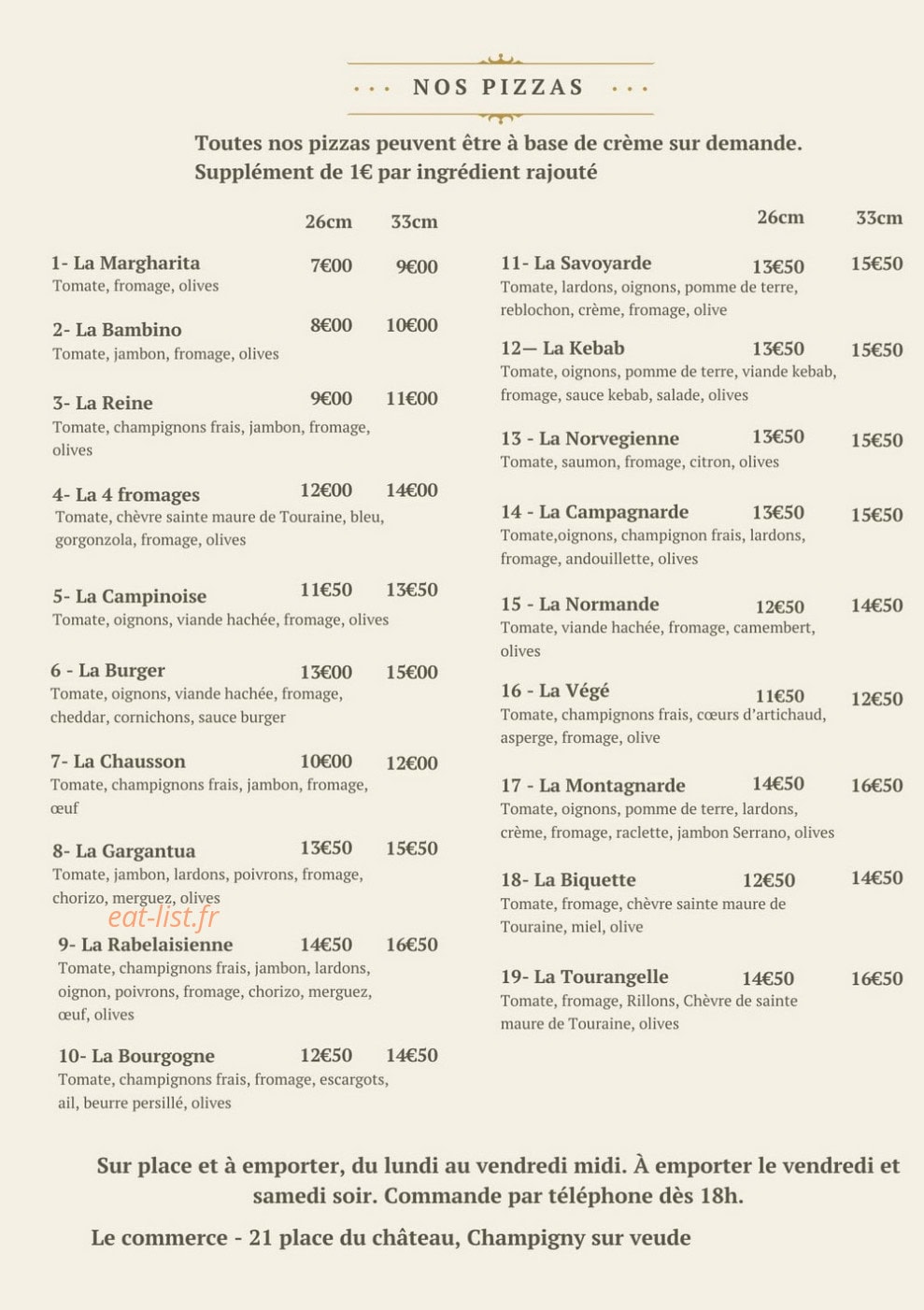 Le Commerce — carte page 2