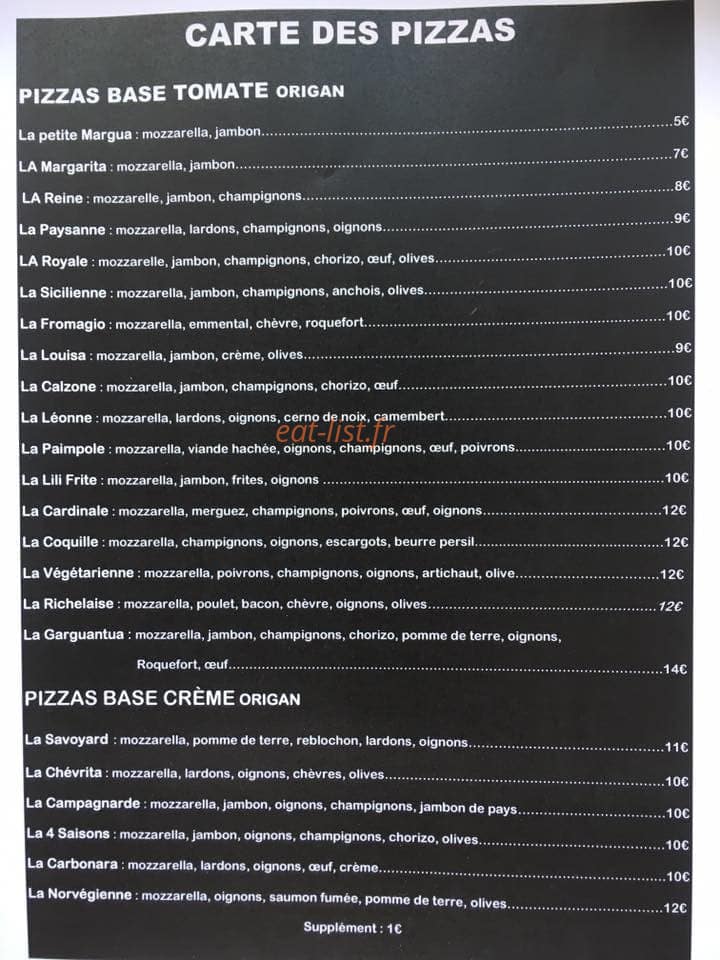 La sicilienne — carte page 2