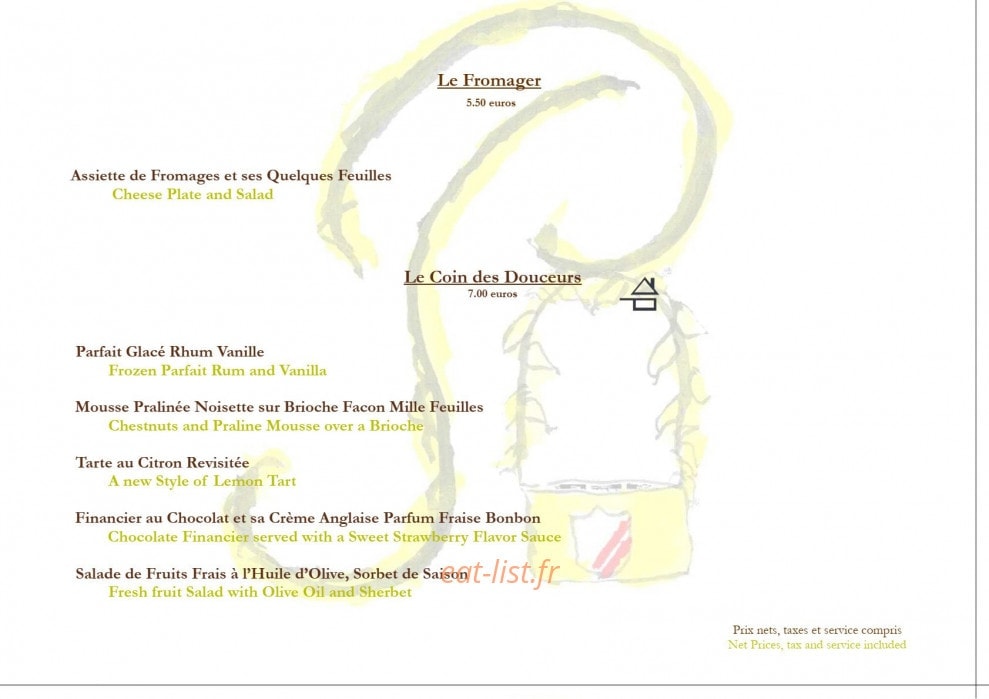Le Puits Doré — carte page 3