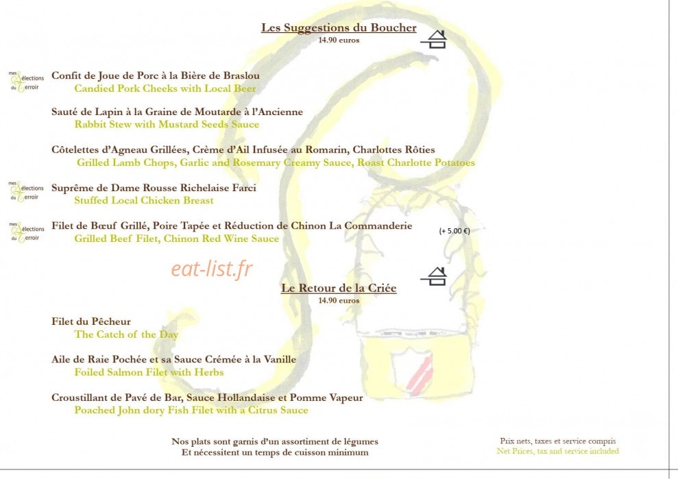 Le Puits Doré — carte page 2