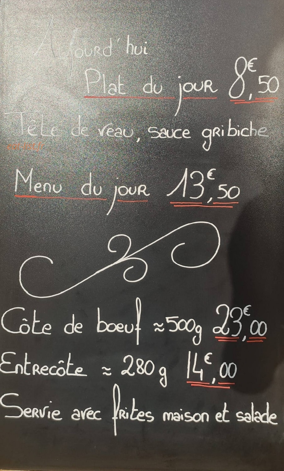 Le Jordan's — carte page 1