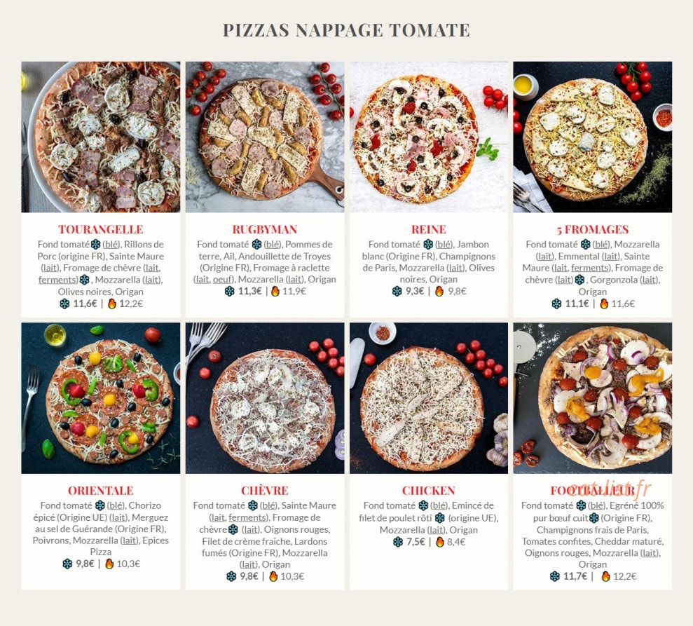 Padova Pizza — carte page 2