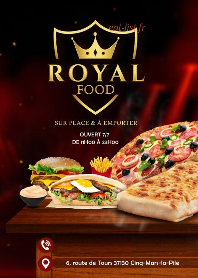 Royal food — carte page 1