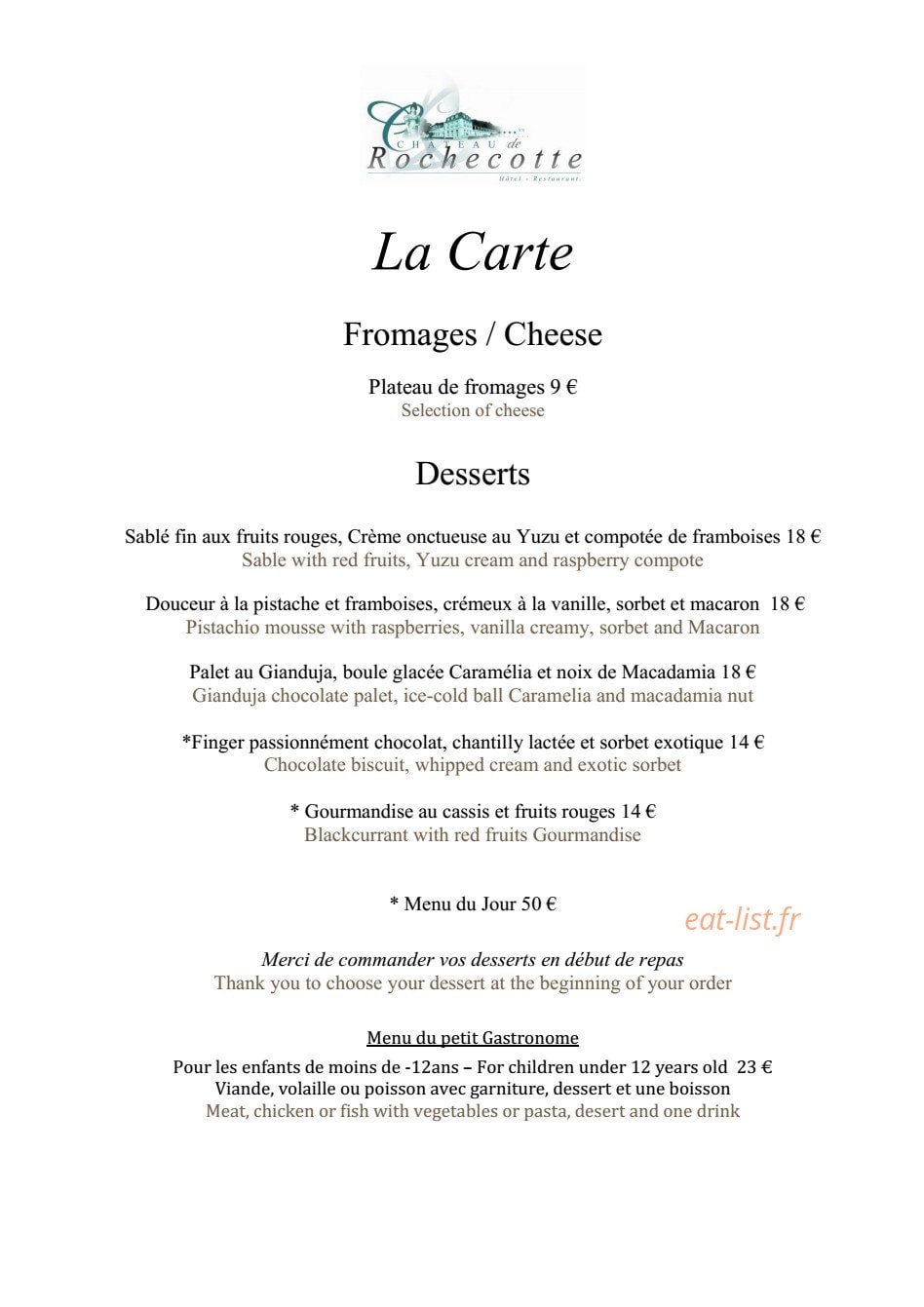 Château de Rochecotte — carte page 3