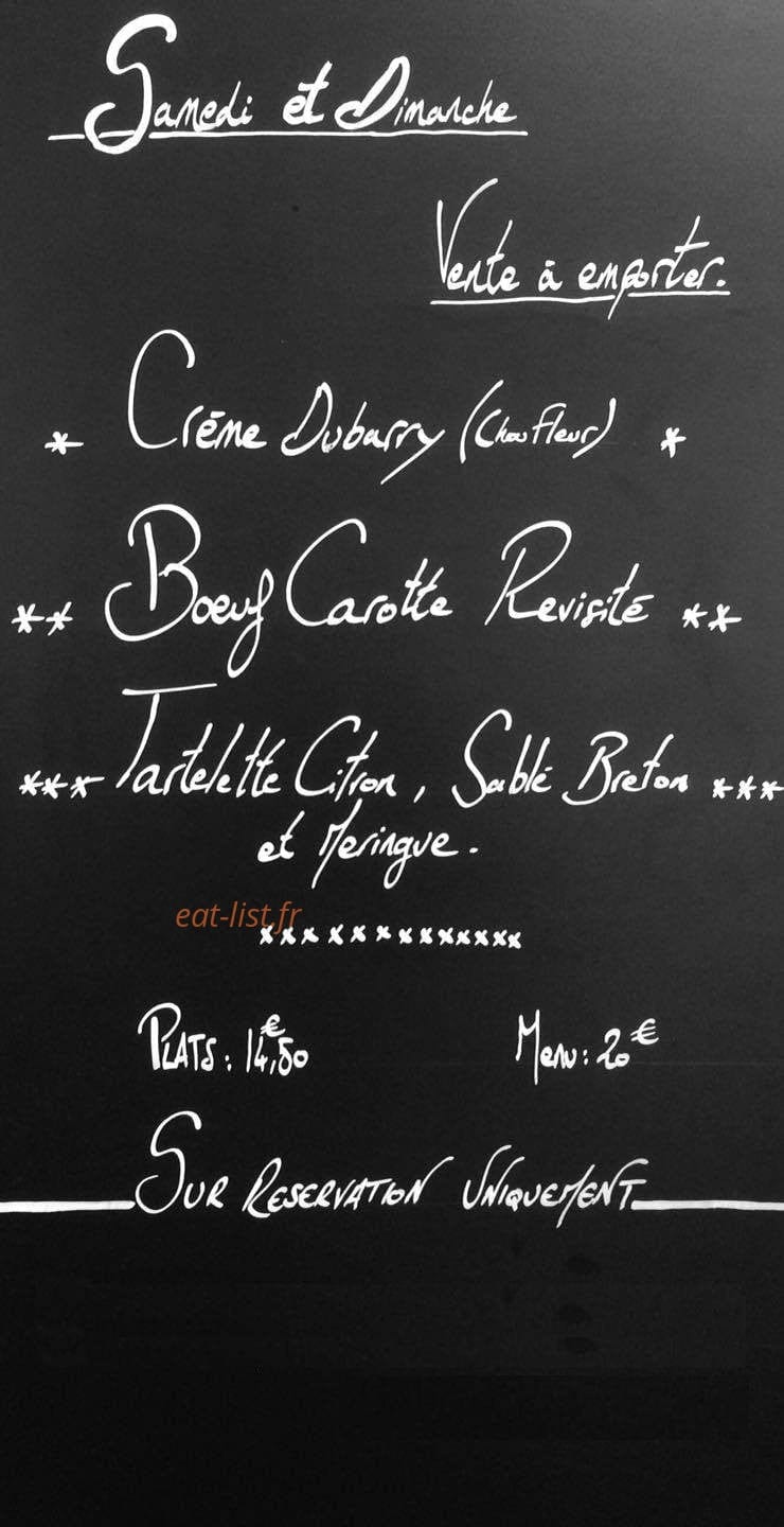 Les P'tites Terrasses — carte page 1