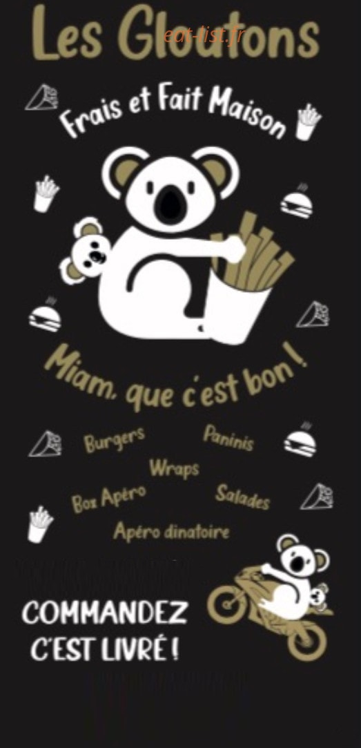 Les Gloutons — carte page 1
