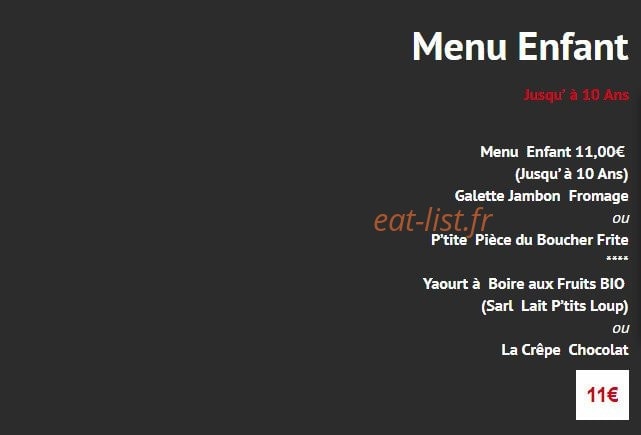 Le Relais — carte page 3